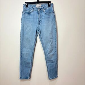 Everlane Jeans Women’s 27 High Rise Skinny Ankle Light Blue Wash Stretch City